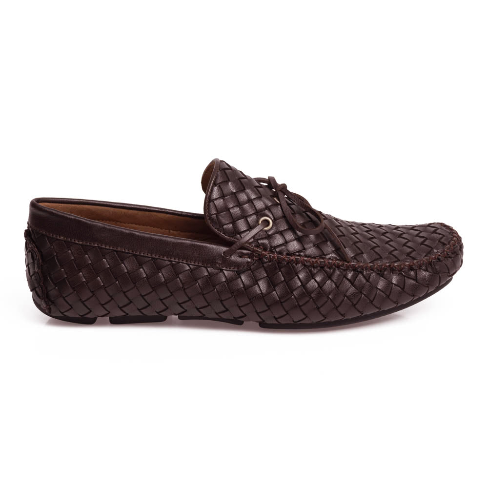 Sapato Masculino Artesanal estilo Loafer Veneto Tress de Couro