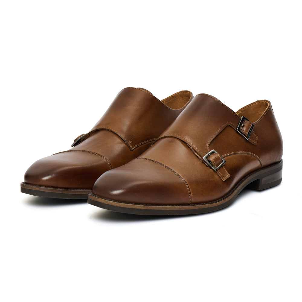 Sapato Masculino Double Monk Boston