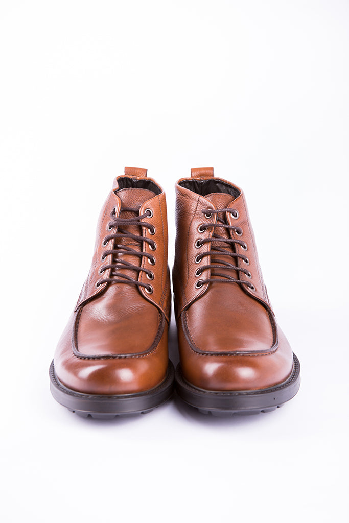 Bota Masculina London Brown Conhaque